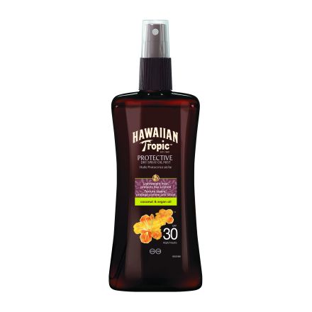 HAWAIIAN TROPIC Озаряващо олио  SPF30, 200мл.