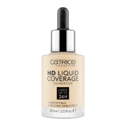 CATRICE HD Фон дьо тен дълготраен 24ч №002, 1 бр.