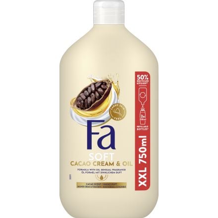 FA CREAM&OIL COCOA Душ гел, 750мл