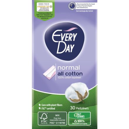 EVERYDAY ALL COTTON Ежедневни превръзки 30 БР