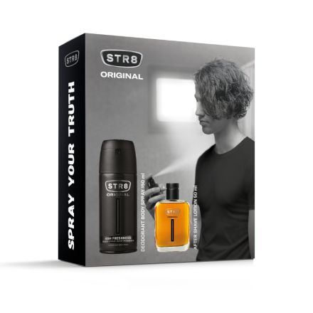 STR8 ORIGINAL Комплект лосион за след бръснене 50мл + део спрей 150мл
