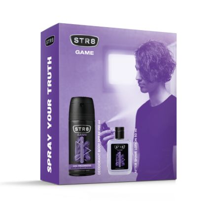 STR8 GAME Комплект лосион за след бръснене 50мл + део спрей 150мл