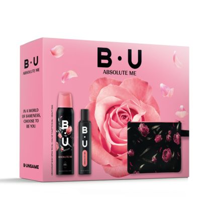 B.U ABSOLUTE ME Комплект тоалетна вода 50мл + део спрей 150мл + несесер
