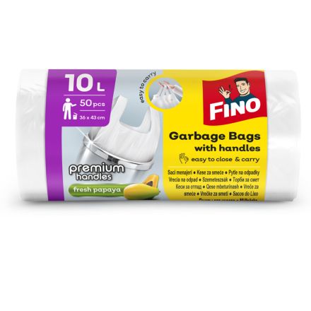 FINO Торби за смет цветни ароматизирани 10Л, 50 бр.