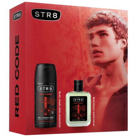 STR8 RED CODE Комплект афтършейв 50мл.+део спрей 150мл.