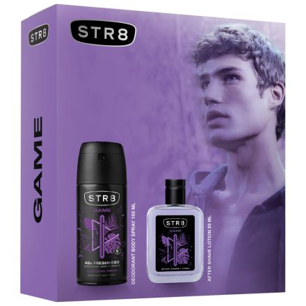 STR8 GAME Компкект афтършейв 50мл.+део спрей 150мл.