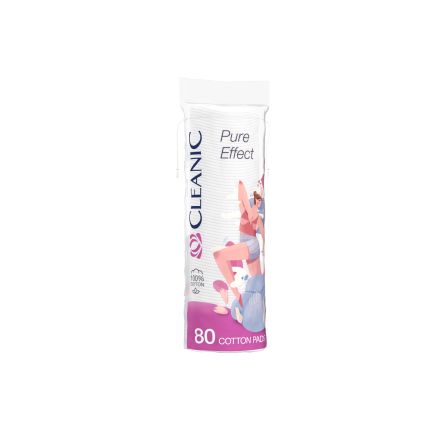 CLEANIC PURE EFFECT Тампони за грим, 80 бр./опаковка