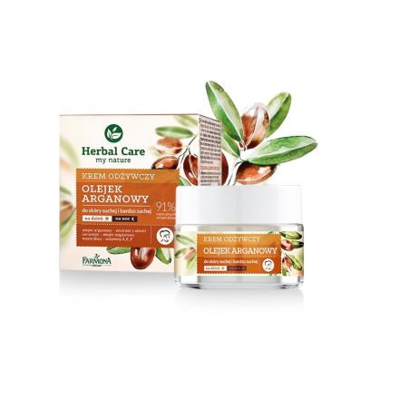 FARMONA HERBAL CARE ARGAN Дневен/Нощен регенериращ крем за лице, 50 мл.
