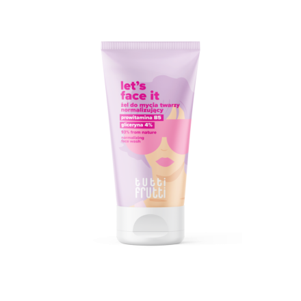 FARMONA TUTTI FRUTTI LET'S FACE IT Пантенол нормализиращ измивен Гел За Лице + Hydro Shot B5, 150мл.