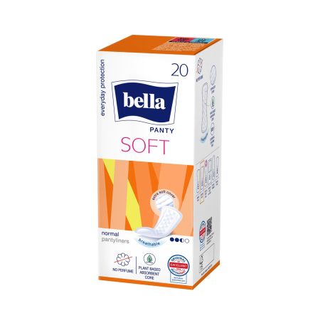 BELLA PANTY SOFT Ежедневни превръзки, 20 бр. 
