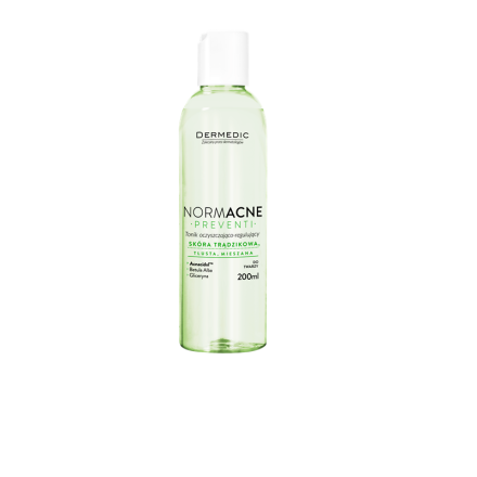 DERMEDIC NORMACNE Почистващ и регулиращ тонер за кожа, 200 мл.