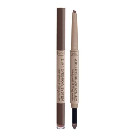 WIBO EYEBROW SYSTEM Молив за вежди 2в1 