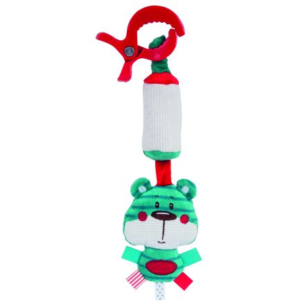 CANPOL BABIES FOREST FRIENDS Мека играчка с щипка и камбанен звън, 1 бр.