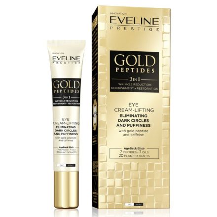EVELINE GOLD PEPTIDES Околоочен лифтинг крем, 20мл.