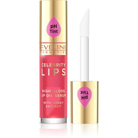 EVELINE CELEBRITY LIPS TINTED OIL THERAPY NO RED Гланц серум за устни 04, 5мл.