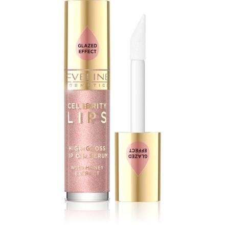 EVELINE CELEBRITY LIPS TINTED OIL THERAPY NO LIKE MAGIC  Гланц серум за устни 01, 5мл.