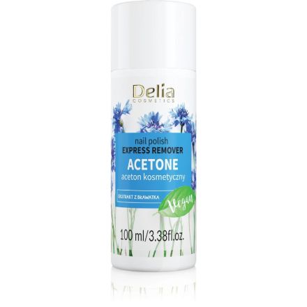 DELIA ACETONE Лакочистител с ацетон  син, 100 мл