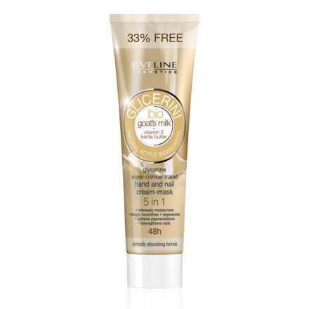 EVELIN Био крем за ръце с козе мляко и глицерин, 100мл