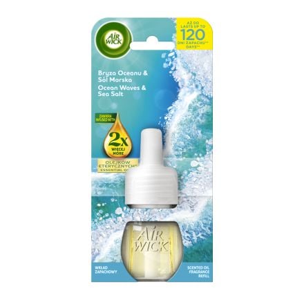 AIR WICK EXTRA OILS Eлектрически пълнител  океан и морска сол, 19 мл.