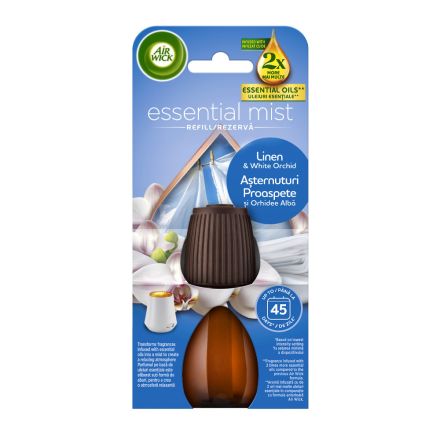 AIR WICK Арома мист пълнител нежност и бяла орхидея, 20 мл.