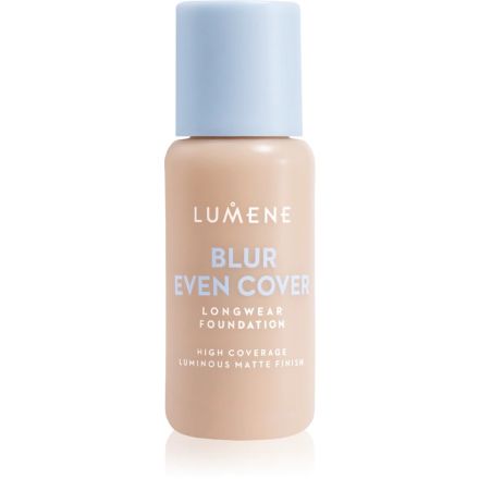 LUMENE VEGAN BLUR Фон дьо тен с високо покритие и дълготраен матов финиш 1.75, 30мл.