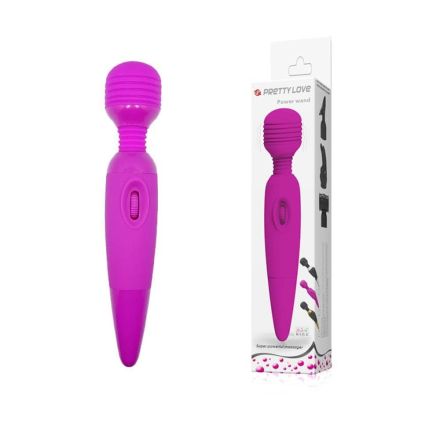 PRETTY LOVE POWER WAND PURPLE Вибро масажор и стимулатор, 25см.