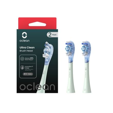 OCLEAN ULTRA CLEAN -2pack UC01 G02  Накрайници за четка за зъби, 2бр., Зелени