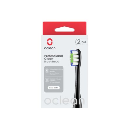 OCLEAN PROFESSIONAL CLEAN- 2PACK P1C5 B02 Накрайници, 2бр., черни