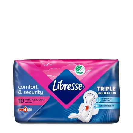 LIBRESSE MAXI NORMAL Дамски превръзки, 10 бр.