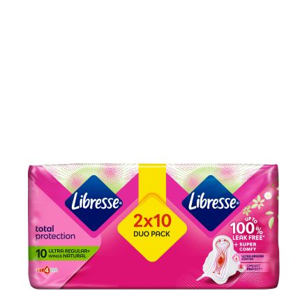 LIBRESSE ULTRA WING ALOE VERA DUO Дамски превръзки, 20бр 