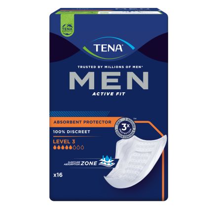 TENA MEN Урологичен протектор за мъже ниво 3, 16бр.