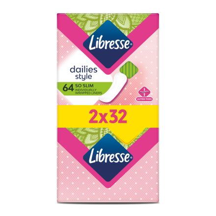 LIBRESSE Ежедневни дамски превръзки so slim, 2*32 бр.