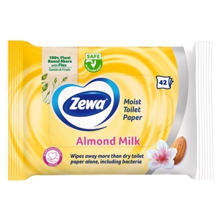 ZEWA ALMOND MILK Влажна тоалетна хартия, 42 бр.