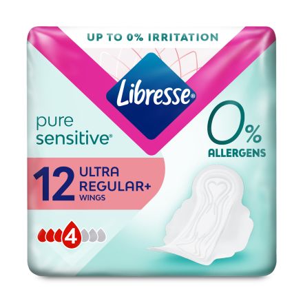 LIBRESSE PURE SENSITIVE NORM Дамски превръзки, 12бр.