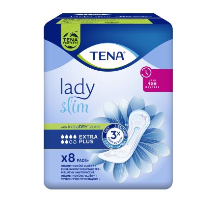 TENA LADY SLIM Урологични превръзки EXTRA PLUS, 8 бр.