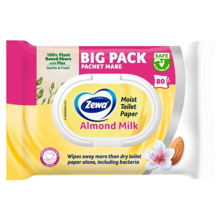 ZEWA Almond Milk Влажна тоалетна хартия, 80 бр.