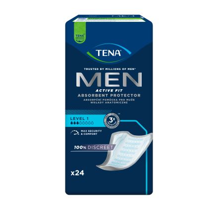 TENA MEN Урологичен протектор за мъже ниво 1, 24бр.
