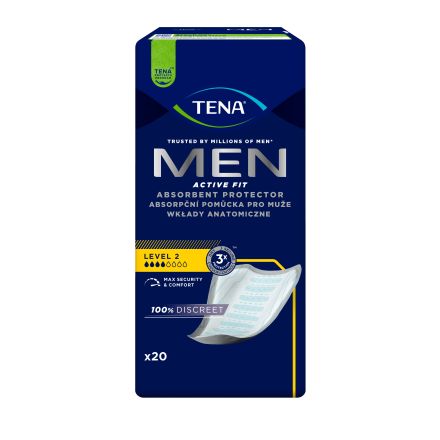 TENA MEN Урологичен протектор за мъже ниво 2, 20бр.