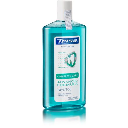 TRISA ADVANCED FORMULA + XYLITOL Вода за уста COMPLETE CARE, 500 мл.