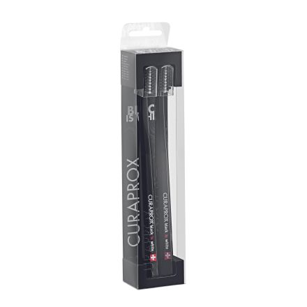 CURAPROX BLACK IS WHITE Четка за зъби черна, 2бр.