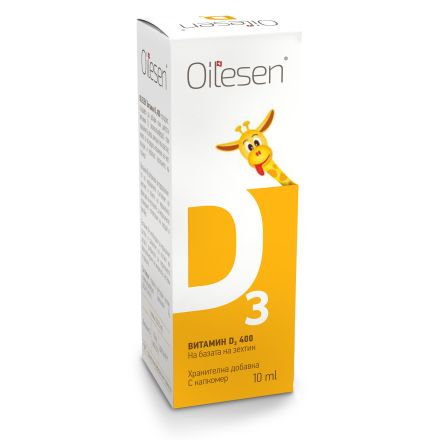 VALENTIS OILESEN Vit. D3 Капки, 10мл.