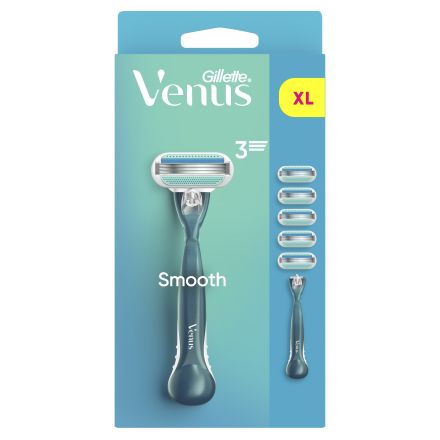 GILLETTE VENUS  Дамска система за бръснене, 1бр. + 5 ножчета