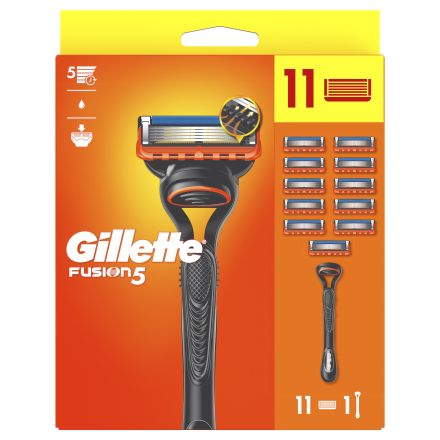GILLETTE FUSION SAMURAI PACK Система за бръснене 1бр.+11 ножчета