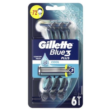 GILLETTE BLUE 3 COOL Eднократна самобръсначка, 6 бр.