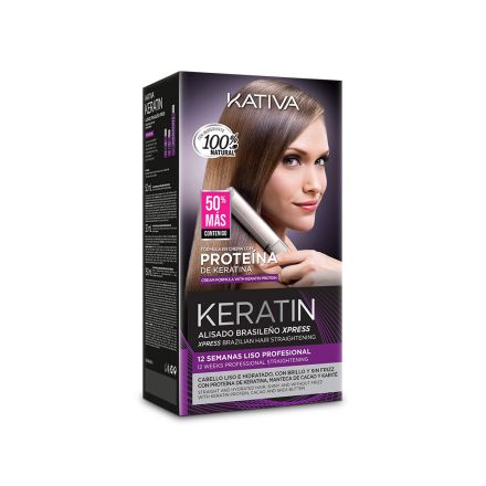 KIT KATIVA  ALISADO BRASILEÑO XPRESS Терапия за изправяне на коса с кератин 