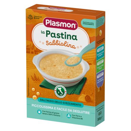PLASMON Бебешка паста първи месеци перли (SABBIOLINA), 6+м, 300 гр