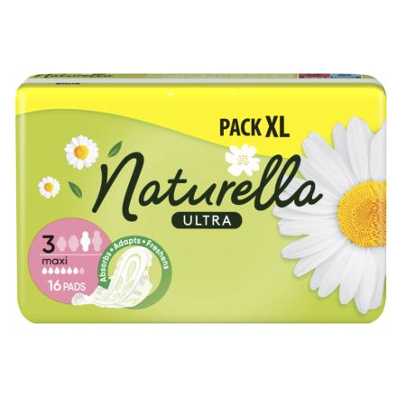 NATURELLA ULTRA MAXI Дамски превръзки, 16 бр.