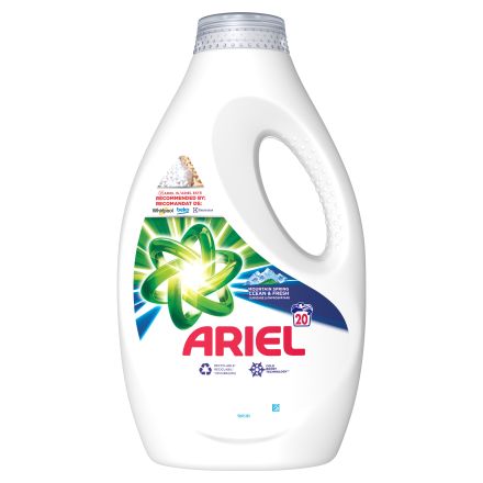 ARIEL MOUNTAIN SPRING Течен перилен препарат, 20 пранета