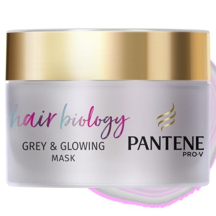 PANTENE HAIR BIOLOGY GREY&GLOWING Маска за коса, 160мл.