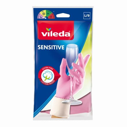 VILEDA SENSITIVE Латексови ръкавици, 1бр. L размер